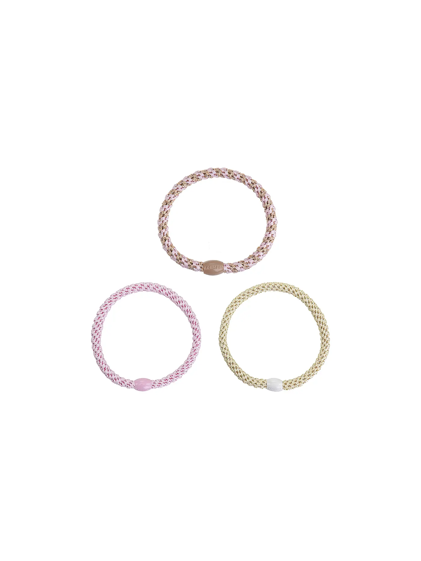 KKNEKKI | Haargummi 6er Pkg BUNDLE 11 | rosa